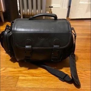 Sony Camera Bag Genuine Leather